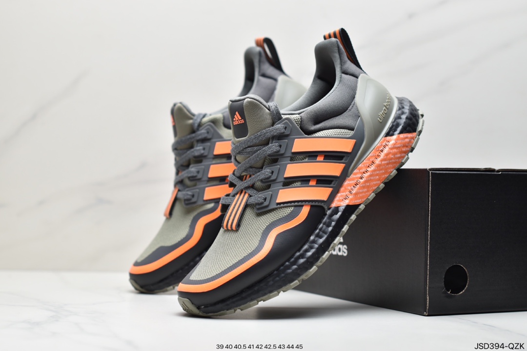 200 阿迪达斯Adidas Ultraboost DNA UB全掌爆米花休闲运动跑鞋GY6312