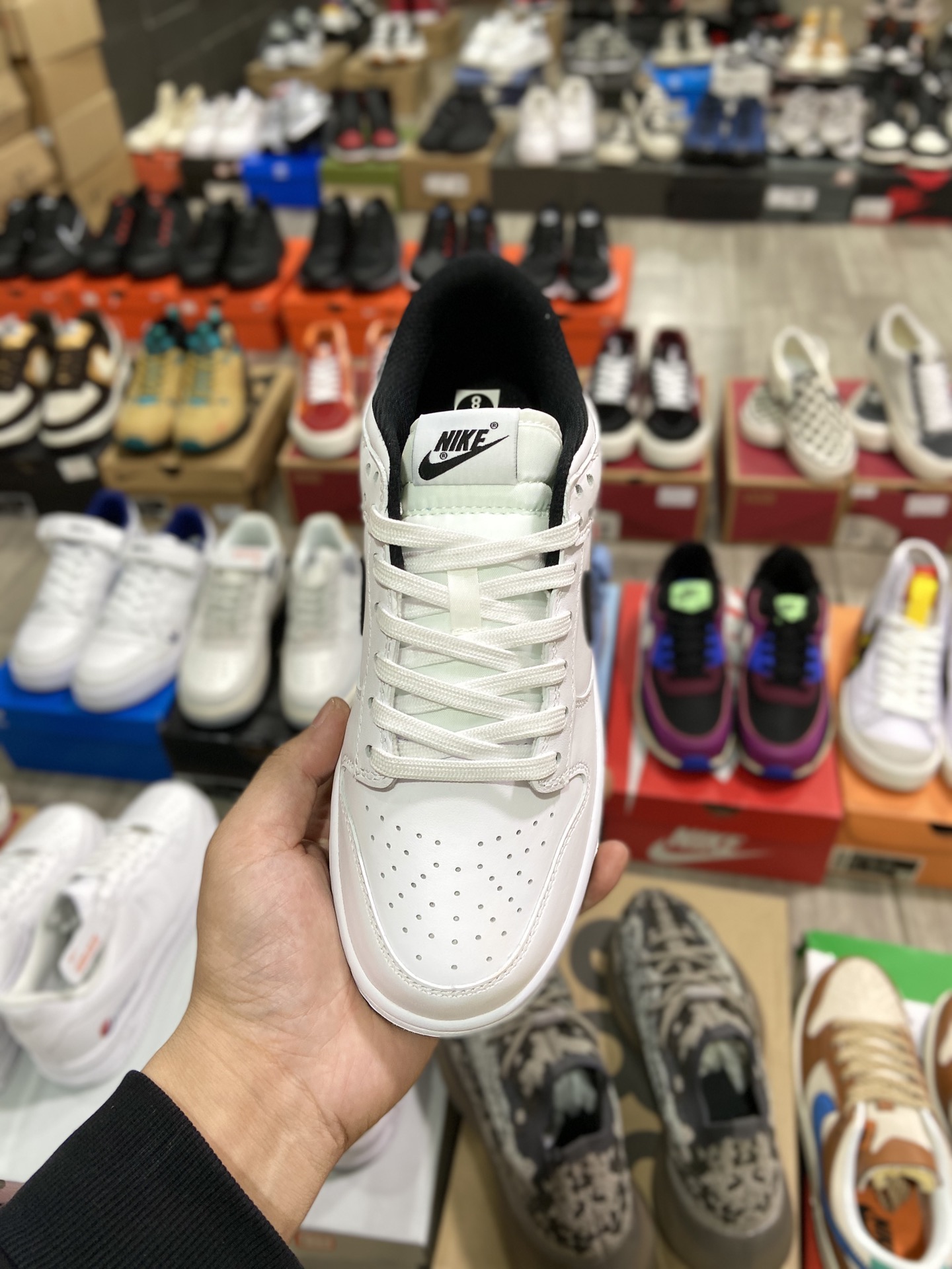 280 耐克Nike WMNS SB Dunk LowLight Bone 低帮休闲运动滑板板鞋 DD1503-113