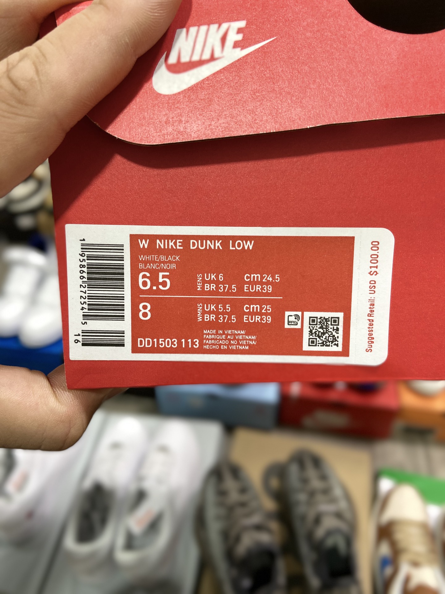 280 耐克Nike WMNS SB Dunk LowLight Bone 低帮休闲运动滑板板鞋 DD1503-113