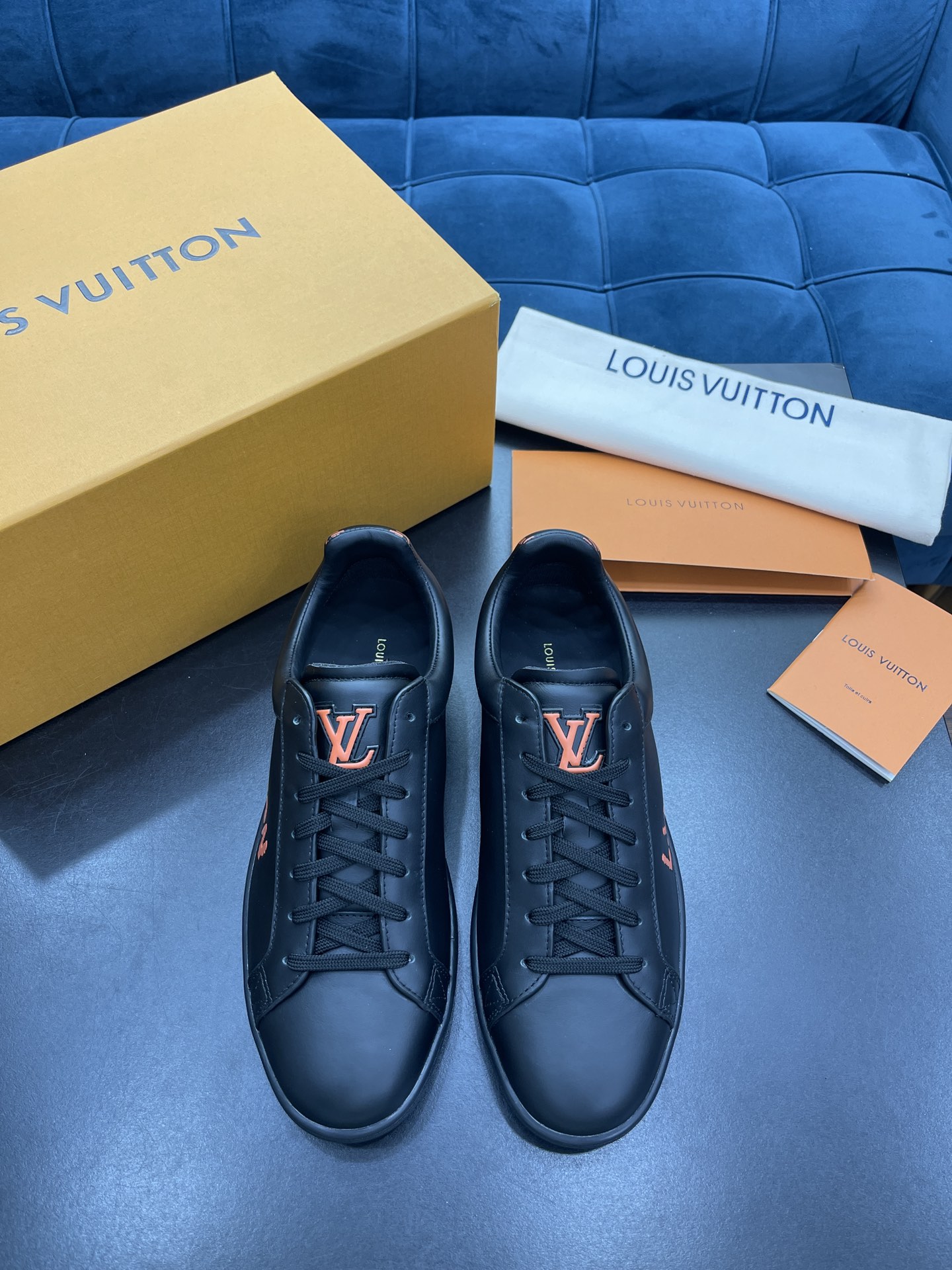 Louis Vuitton Shoes Sneakers Cowhide TPU Sweatpants