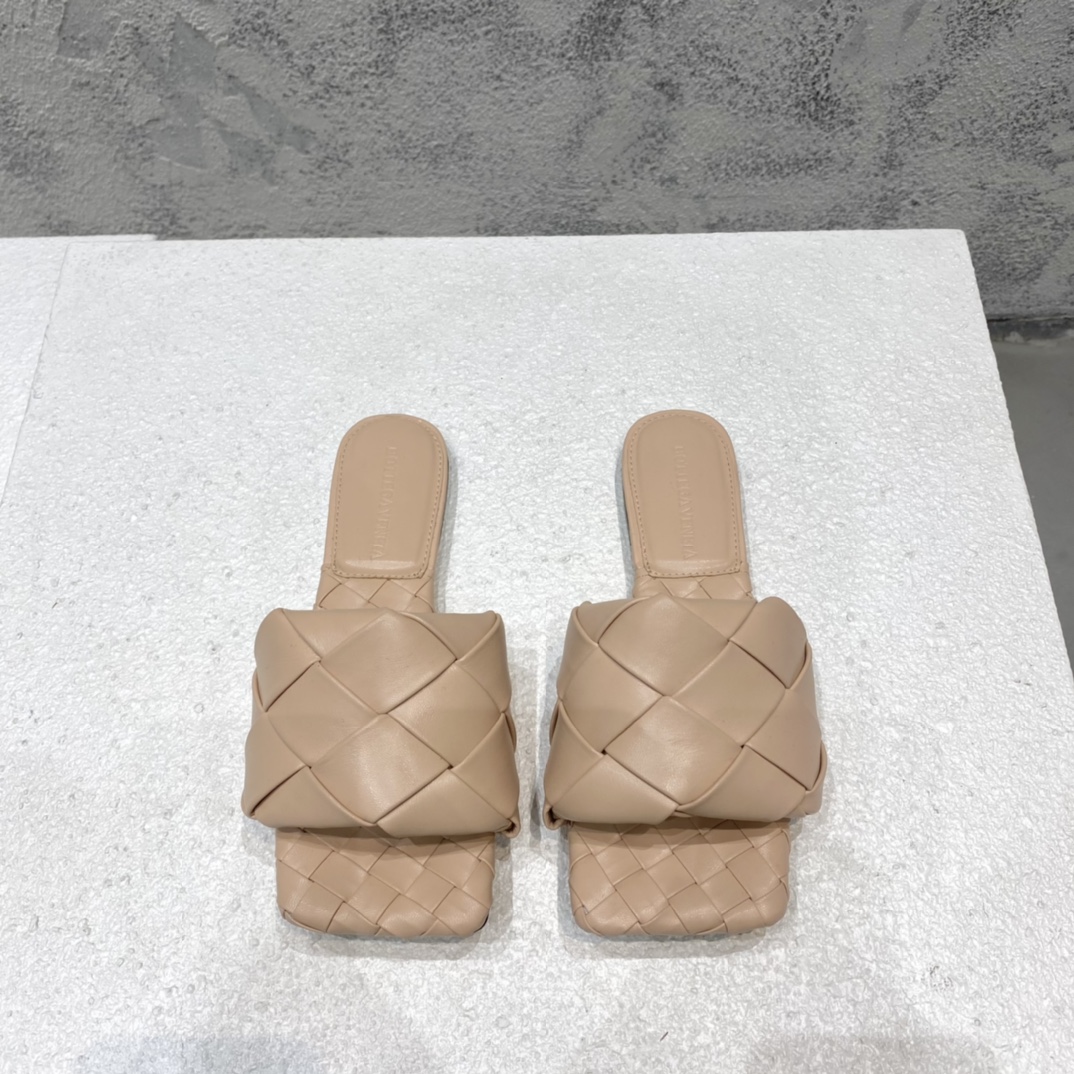Bottega Veneta Intrecciato High Heel Sandals Lambskin