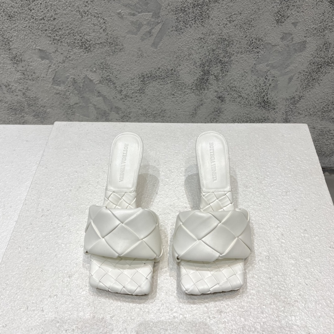 Bottega Veneta Intrecciato High Heel Sandals Lambskin