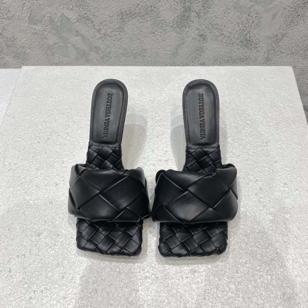 Bottega Veneta Intrecciato High Heel Sandals Lambskin