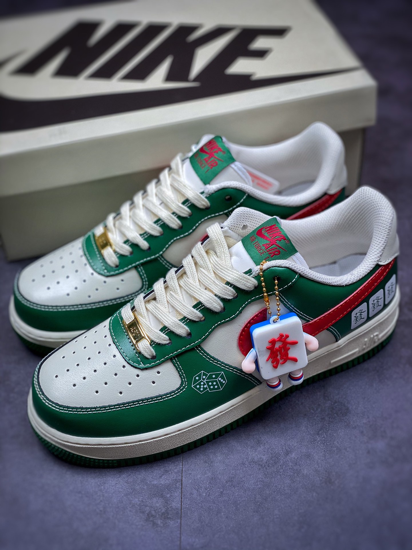 240 Nike Air Force 1 Low 07 “麻将 发财” CW2288-666