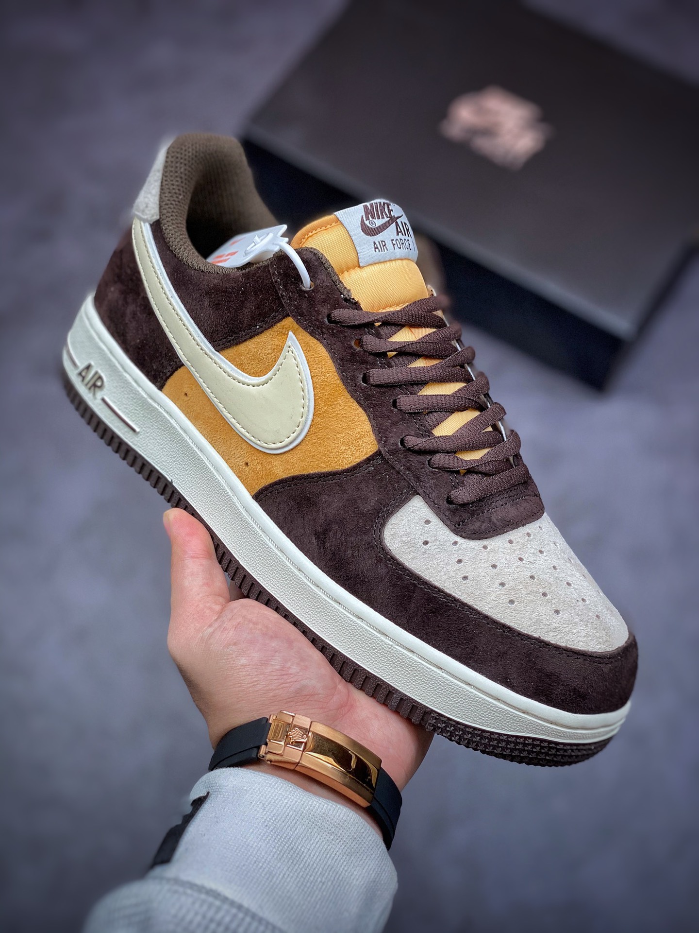 240 Nike Air Force 1 Low 07 米黄棕NT9986-008