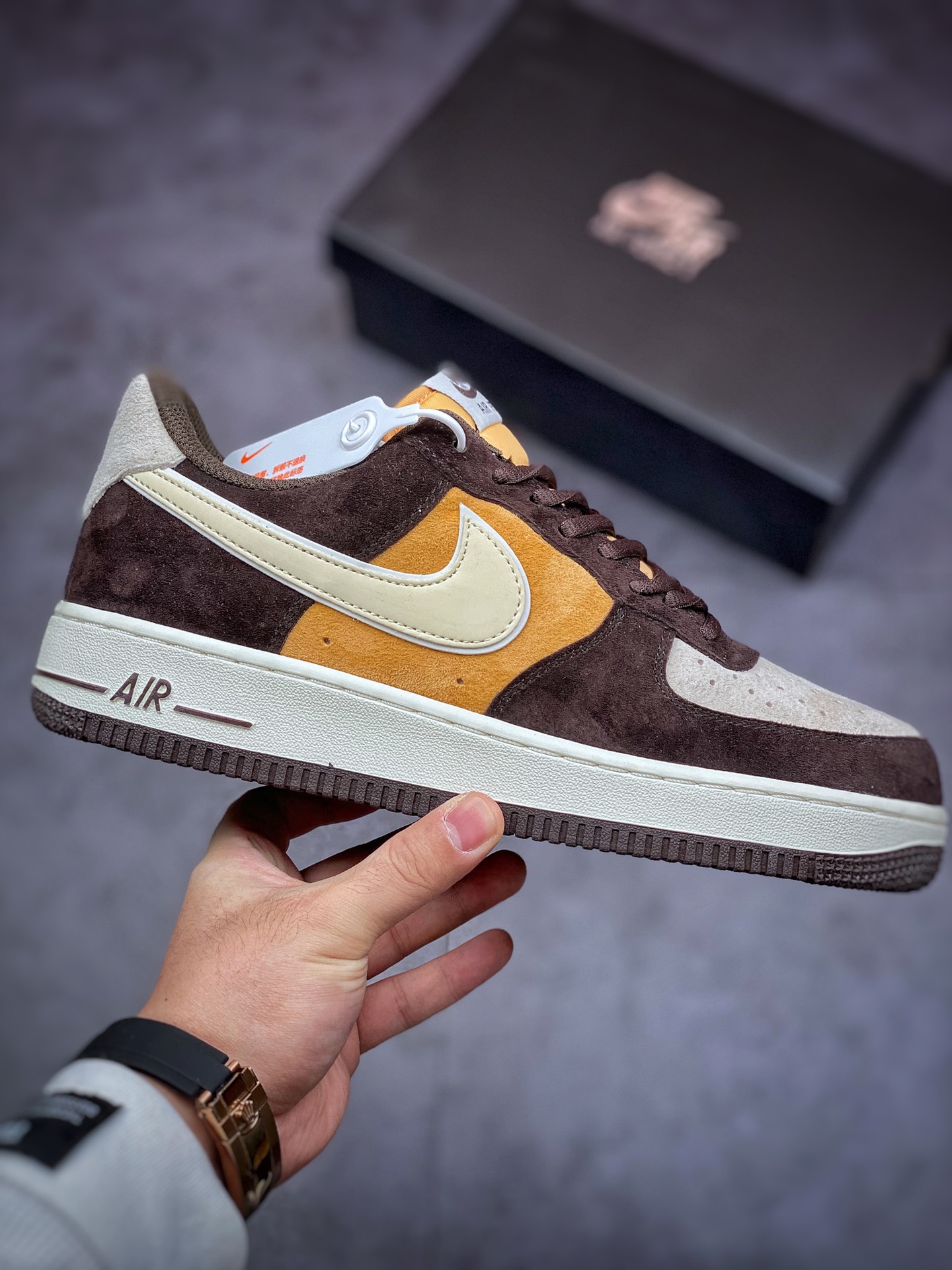 240 Nike Air Force 1 Low 07 米黄棕NT9986-008