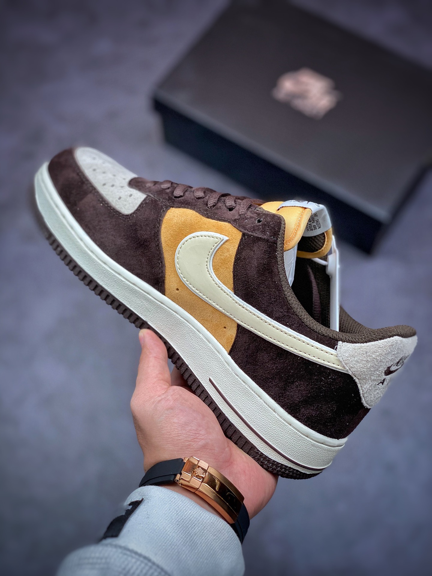 240 Nike Air Force 1 Low 07 米黄棕NT9986-008