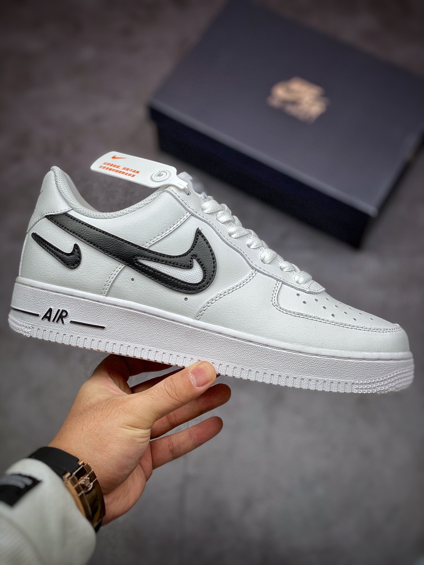 180 Nike Air Force 1 Low 07 白黑色DR0143-101