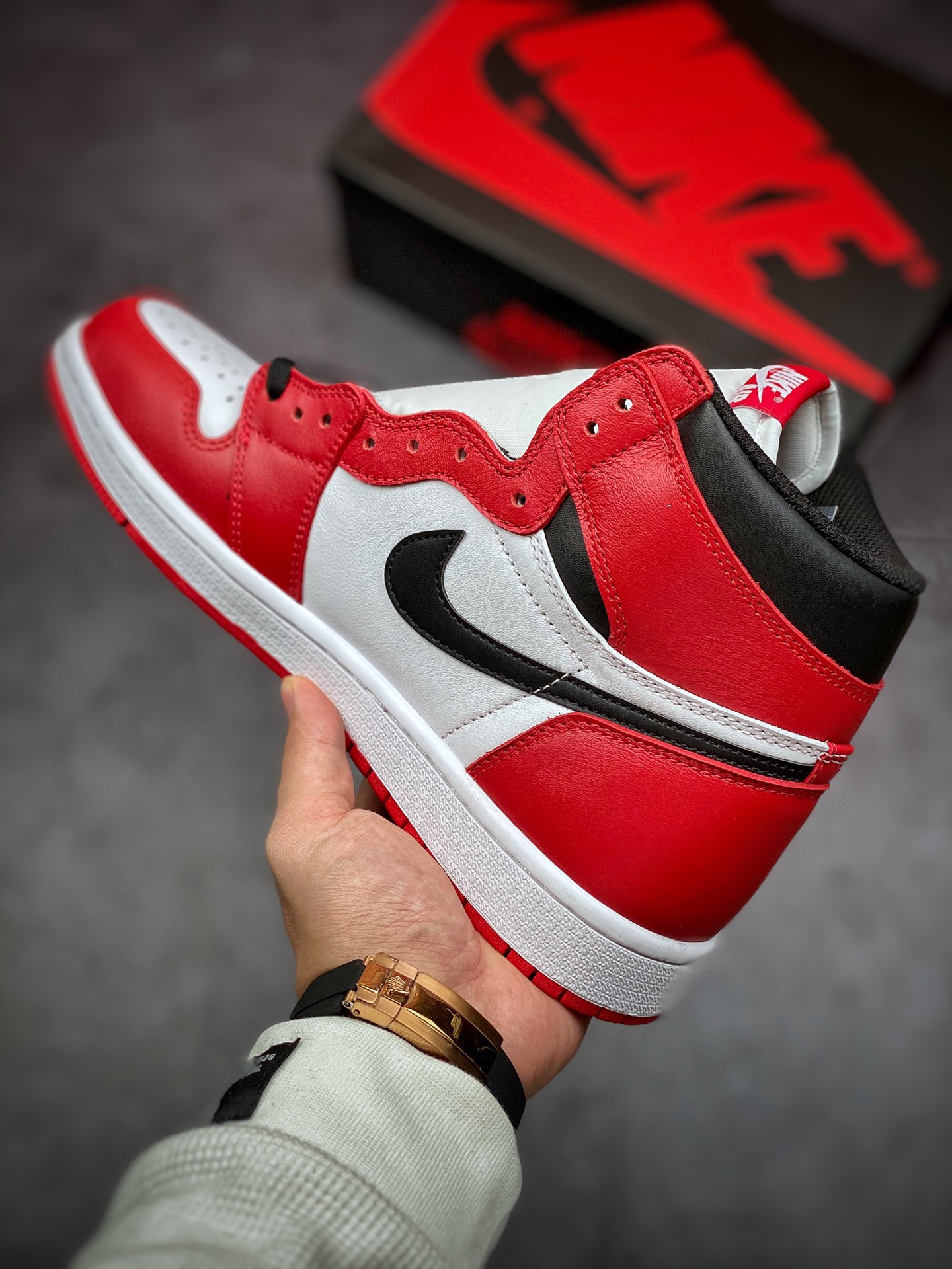 260 #原装 Air Jordan 1 芝加哥 专业乔丹大厂555088-101