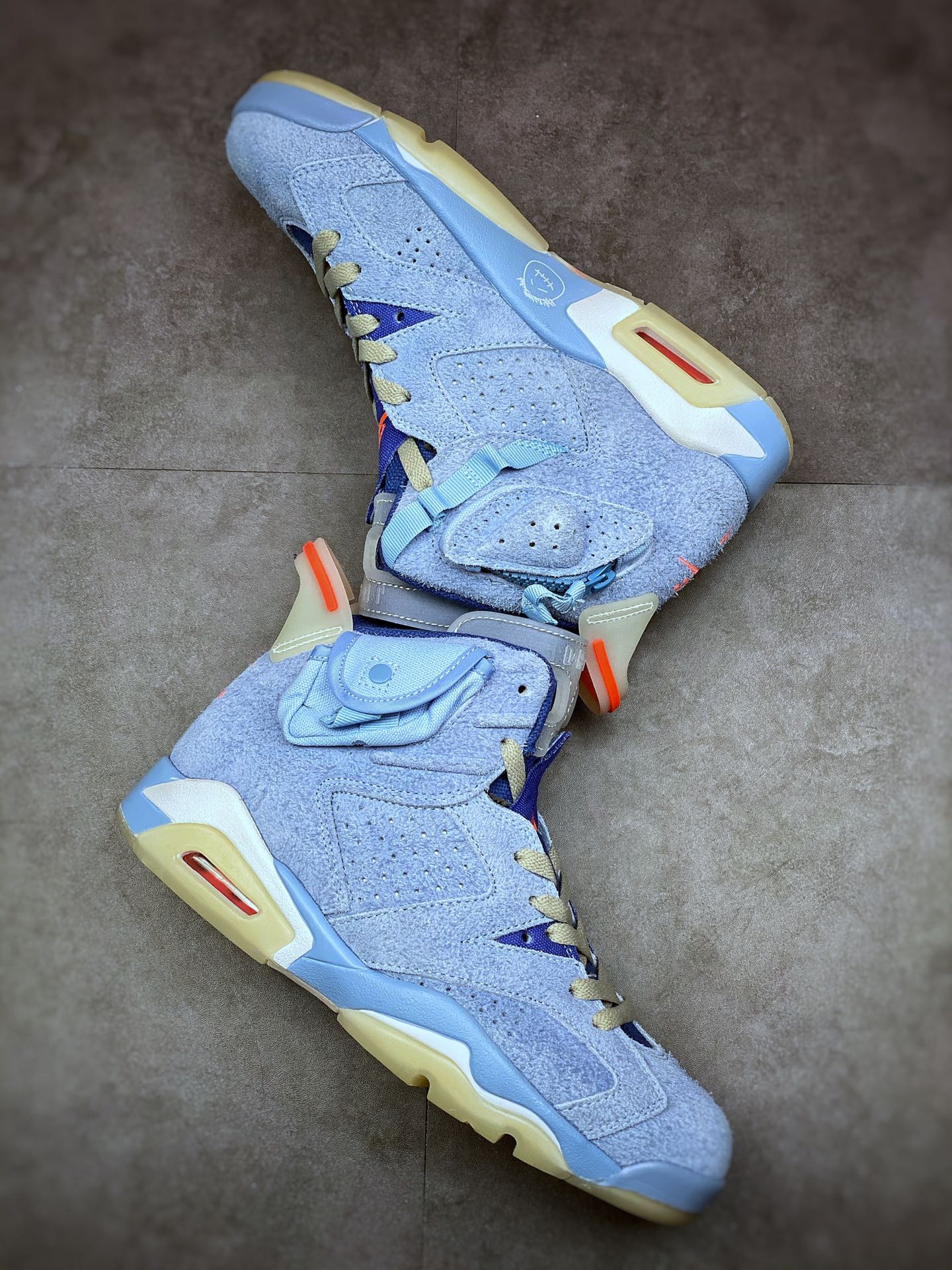 340 Travis Scott x Air Jordan 6 Retro SP”Light Blue” AJ6代DH0690-400