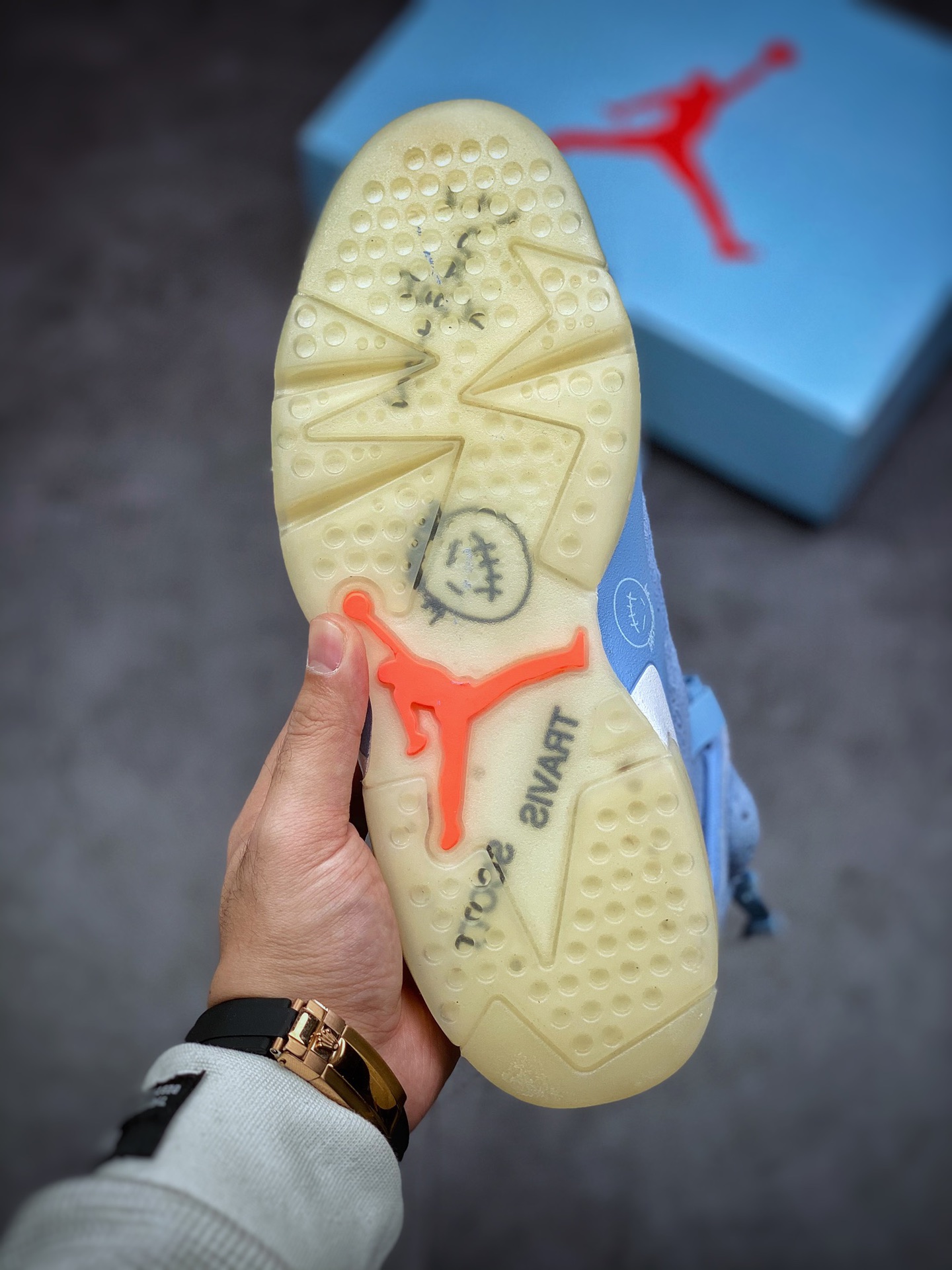 340 Travis Scott x Air Jordan 6 Retro SP”Light Blue” AJ6代DH0690-400