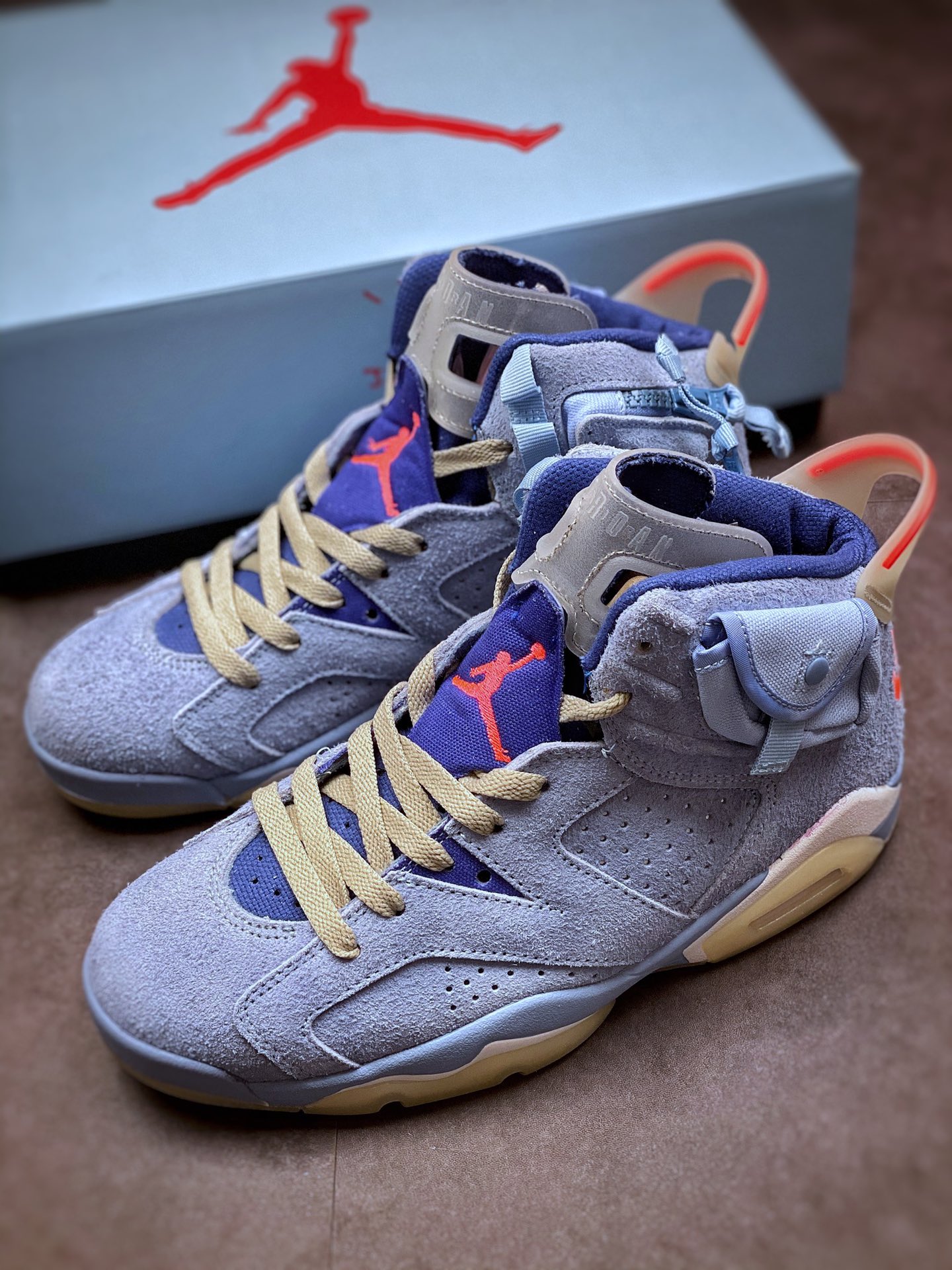 340 Travis Scott x Air Jordan 6 Retro SP”Light Blue” AJ6代DH0690-400