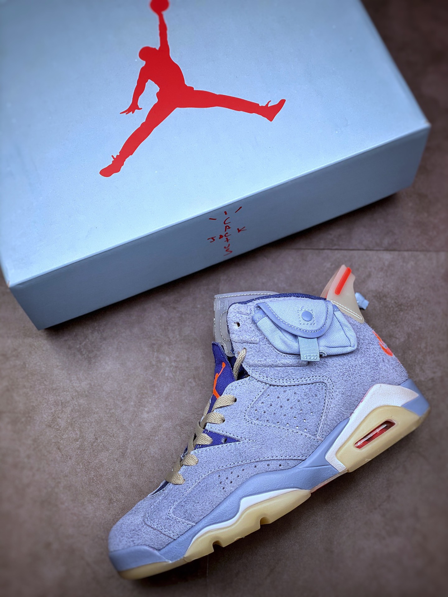 340 Travis Scott x Air Jordan 6 Retro SP”Light Blue” AJ6代DH0690-400