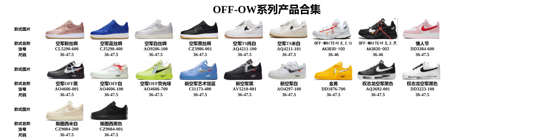 空军联名系列合集