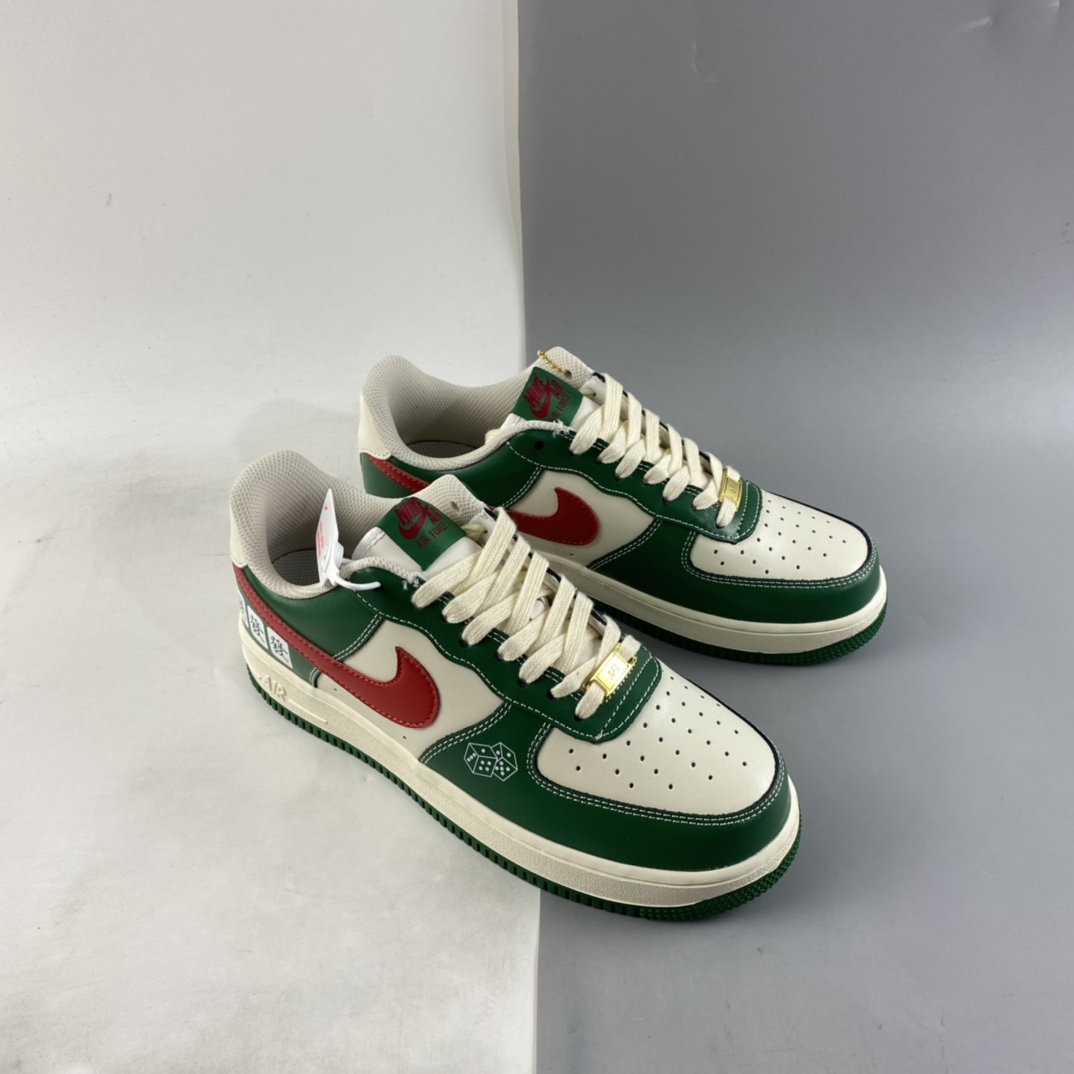 P240  NIKE Air Force 1’07 Low 麻雀蕟牌 空军一号低帮休闲板鞋 CW2288-666