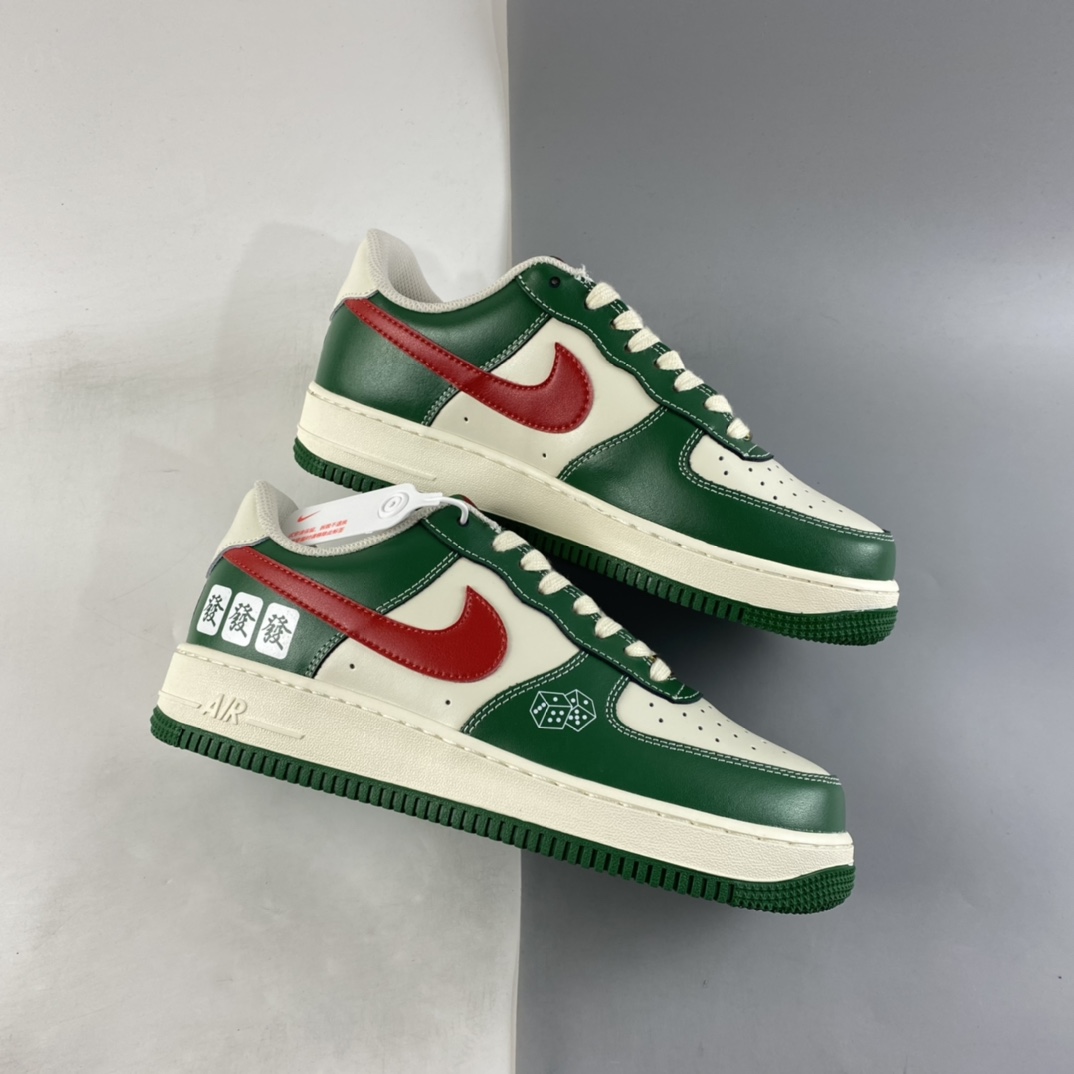 P240  NIKE Air Force 1’07 Low 麻雀蕟牌 空军一号低帮休闲板鞋 CW2288-666