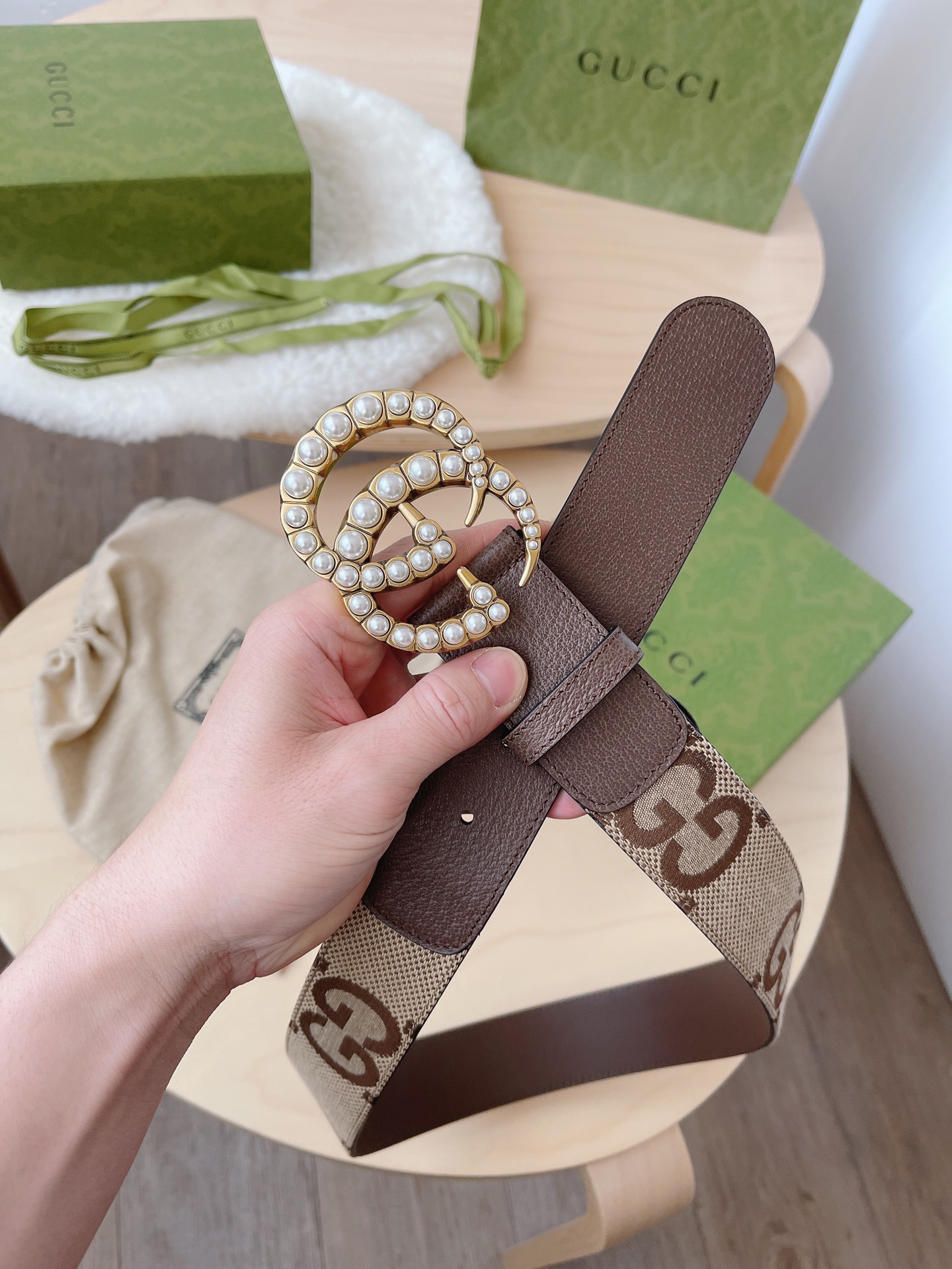 Gucci Haute Couture Luxury Atelier Designer Belt Tie Accessories 6