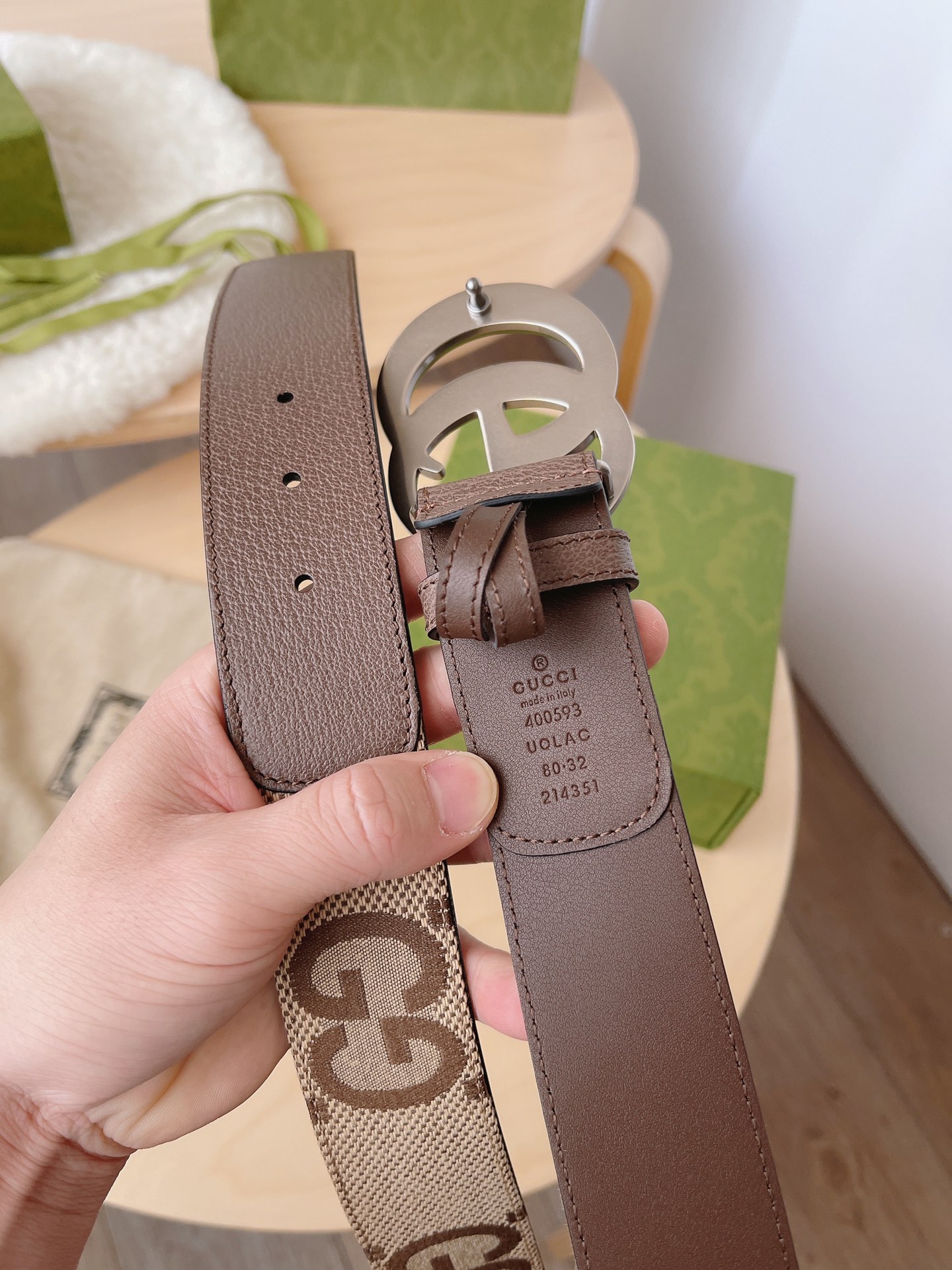 Gucci Haute Couture Luxury Atelier Designer Belt Tie Accessories Ref 7