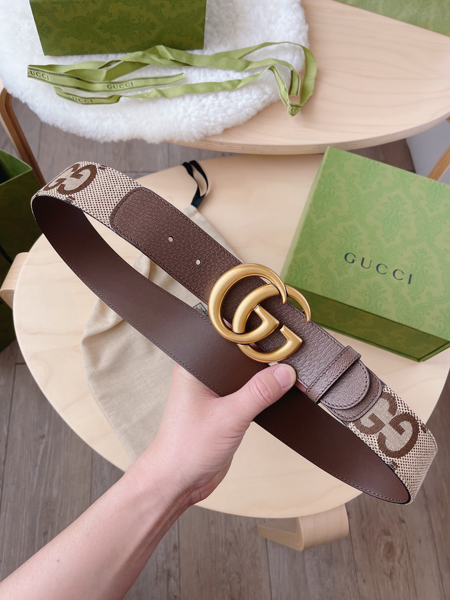 古驰 Gucci 高定典藏奢华工坊高定皮带腰带配饰 #AA61529B 4