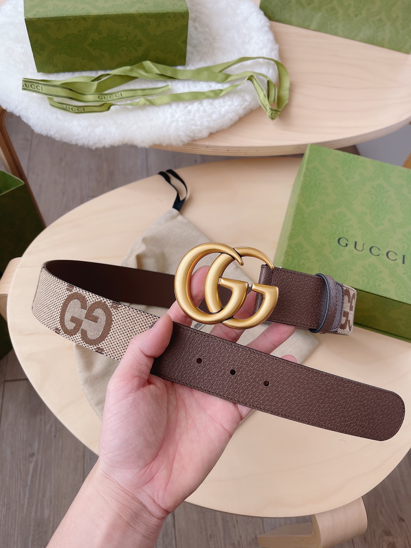 古驰 Gucci 高定典藏奢华工坊高定皮带腰带配饰 #AA61529B 3