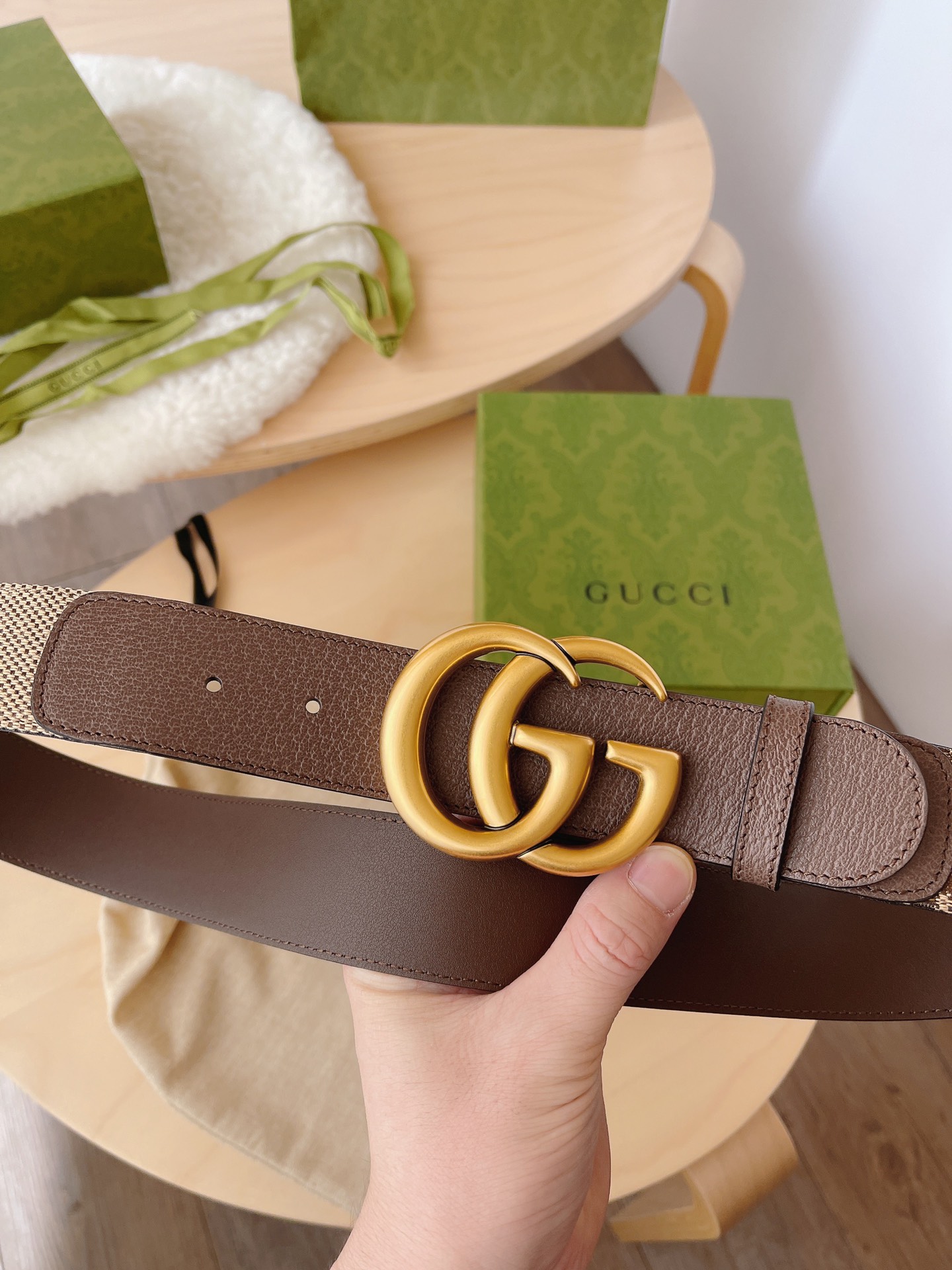 古驰 Gucci 高定典藏奢华工坊高定皮带腰带配饰 #AA61529B 7