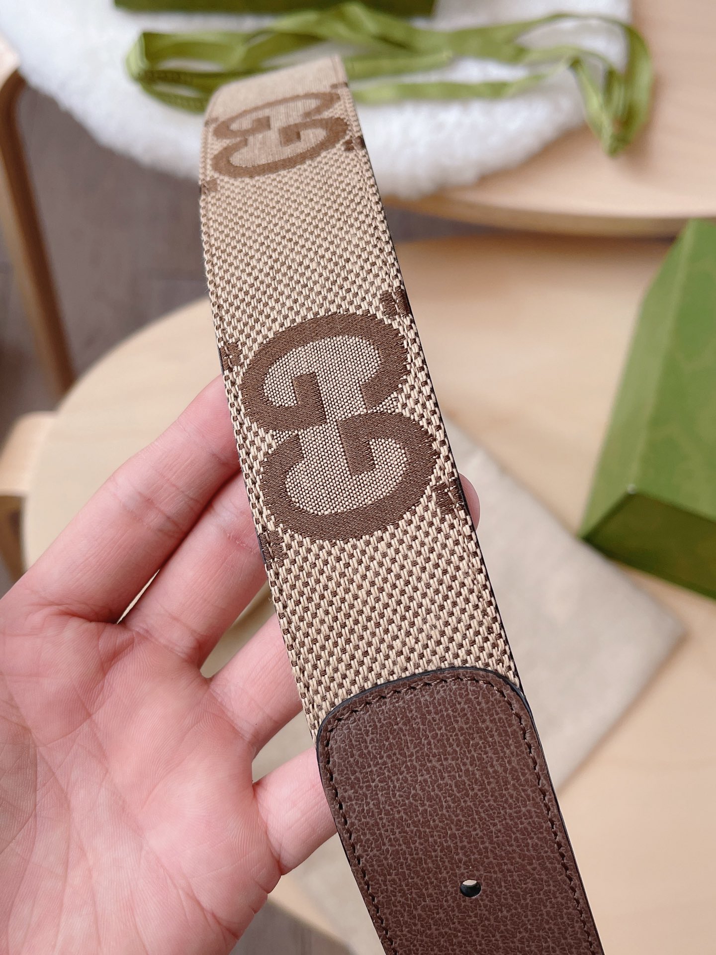 古驰 Gucci 高定典藏奢华工坊高定皮带腰带配饰 #AA61529B 5