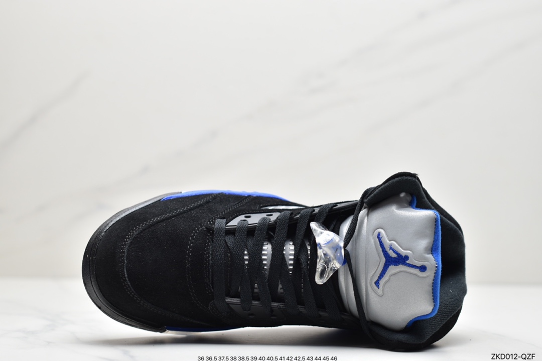 270  Air Jordan 5 ”Racer Blue” 高帮 黑蓝 AJ5 乔丹5代CT4838-004