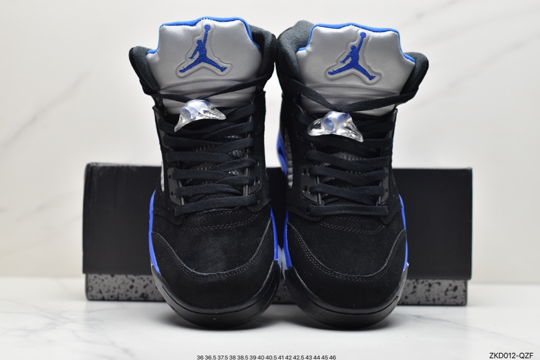 270  Air Jordan 5 ”Racer Blue” 高帮 黑蓝 AJ5 乔丹5代CT4838-004