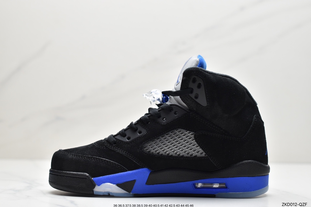 270  Air Jordan 5 ”Racer Blue” 高帮 黑蓝 AJ5 乔丹5代CT4838-004