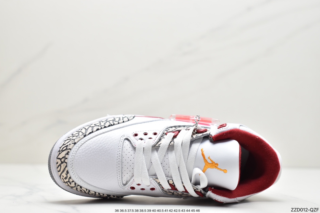 250  耐克Air Jordan 3 Retro “Cardinal” 白酒红CT8532-126