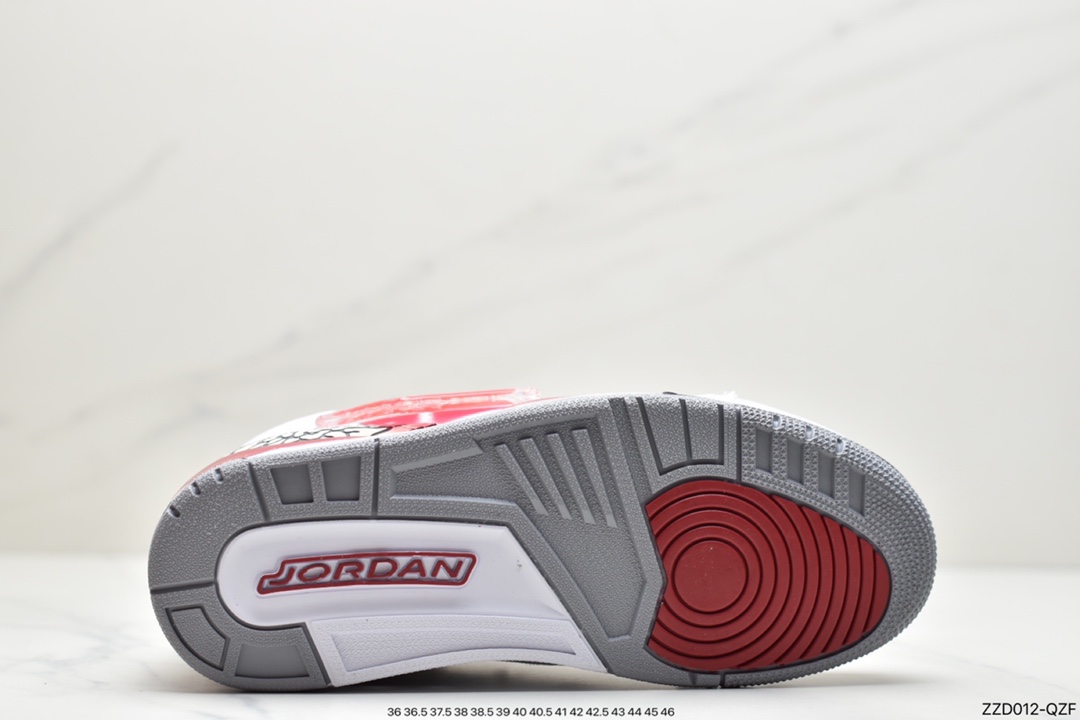 250  耐克Air Jordan 3 Retro “Cardinal” 白酒红CT8532-126