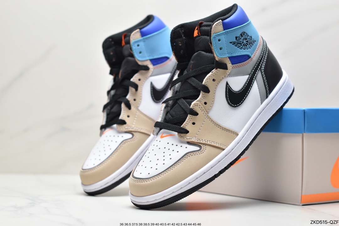 270  Air Jordan 1 High ’85“New Beginnings”WM经典复古经典高帮 “翻转白红芝加哥”CQ4921-601