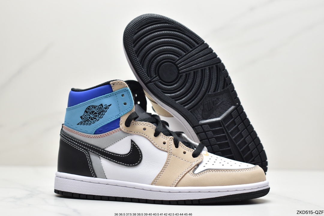 270  Air Jordan 1 High ’85“New Beginnings”WM经典复古经典高帮 “翻转白红芝加哥”CQ4921-601