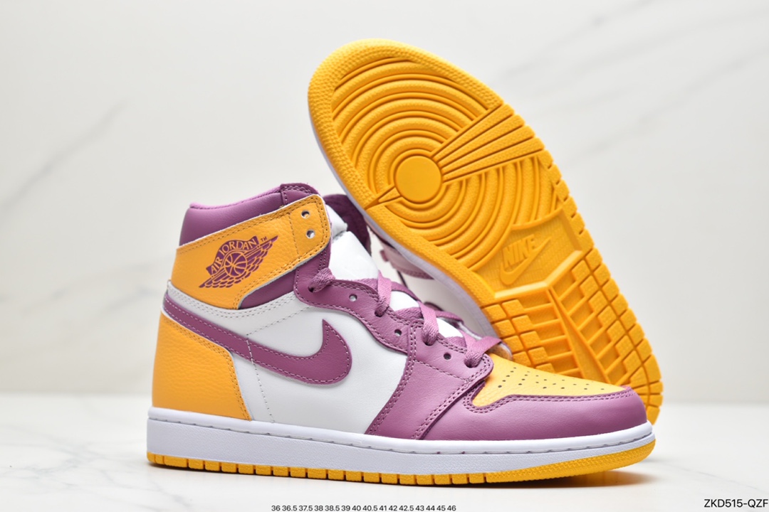 270  Air Jordan 1 High ’85“New Beginnings”WM经典复古经典高帮 “翻转白红芝加哥”CQ4921-601