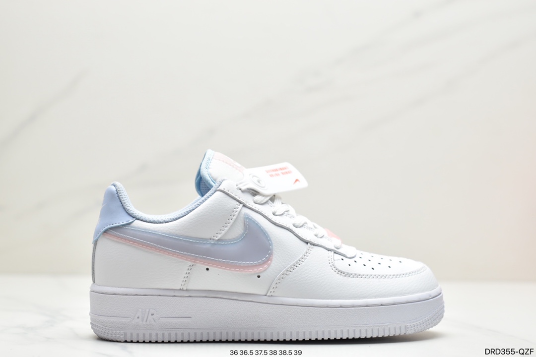 110 耐克Nike Air Force 1’07 GS”White LT Armory Blue” CW1574-100