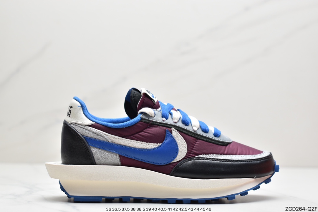290 Undercover x Sacai x Nike LVD Waffle 华夫双钩三方联名 “黑灰蓝”DJ4877-600