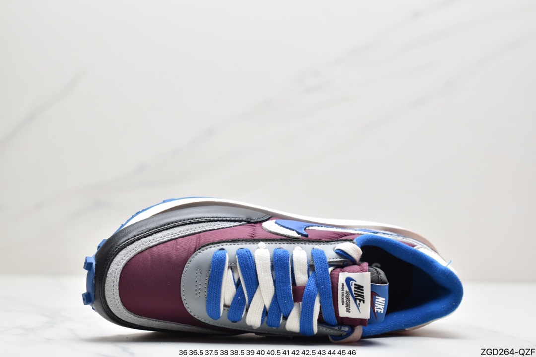 290 Undercover x Sacai x Nike LVD Waffle 华夫双钩三方联名 “黑灰蓝”DJ4877-600