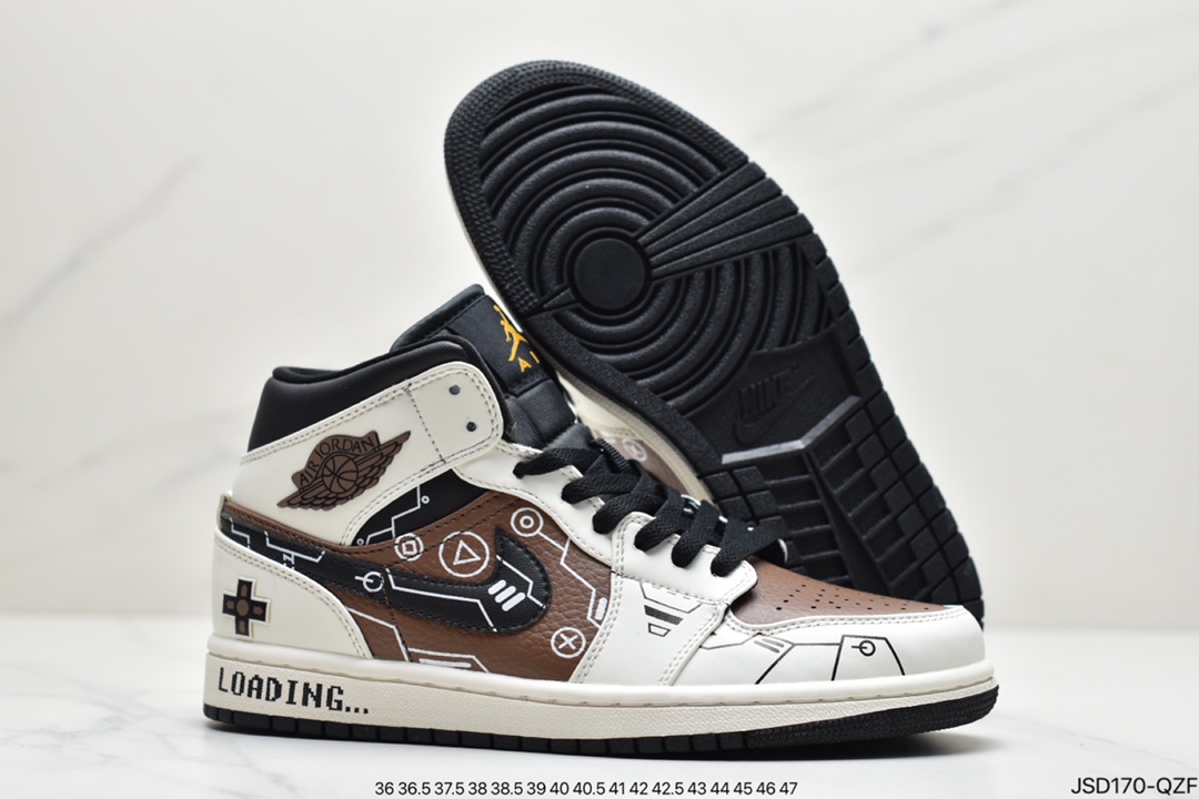 200 Air Jordan 1 Mid AJ1 中帮篮球鞋 DC7294-103