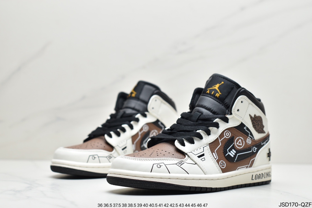 200 Air Jordan 1 Mid AJ1 中帮篮球鞋 DC7294-103