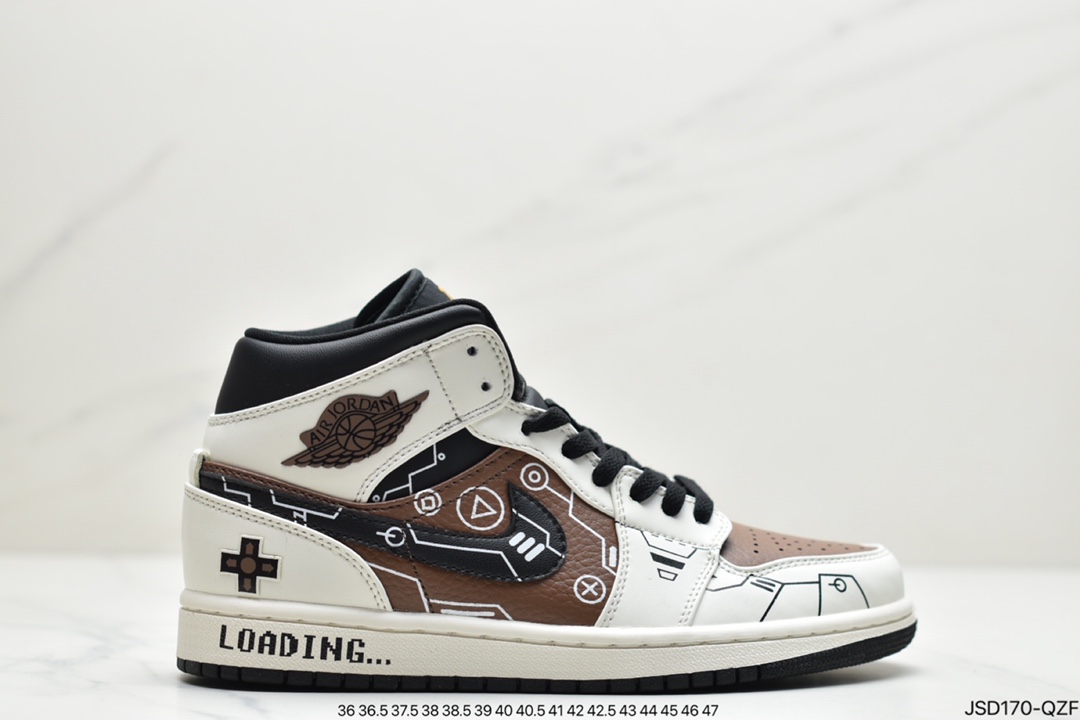 200 Air Jordan 1 Mid AJ1 中帮篮球鞋 DC7294-103