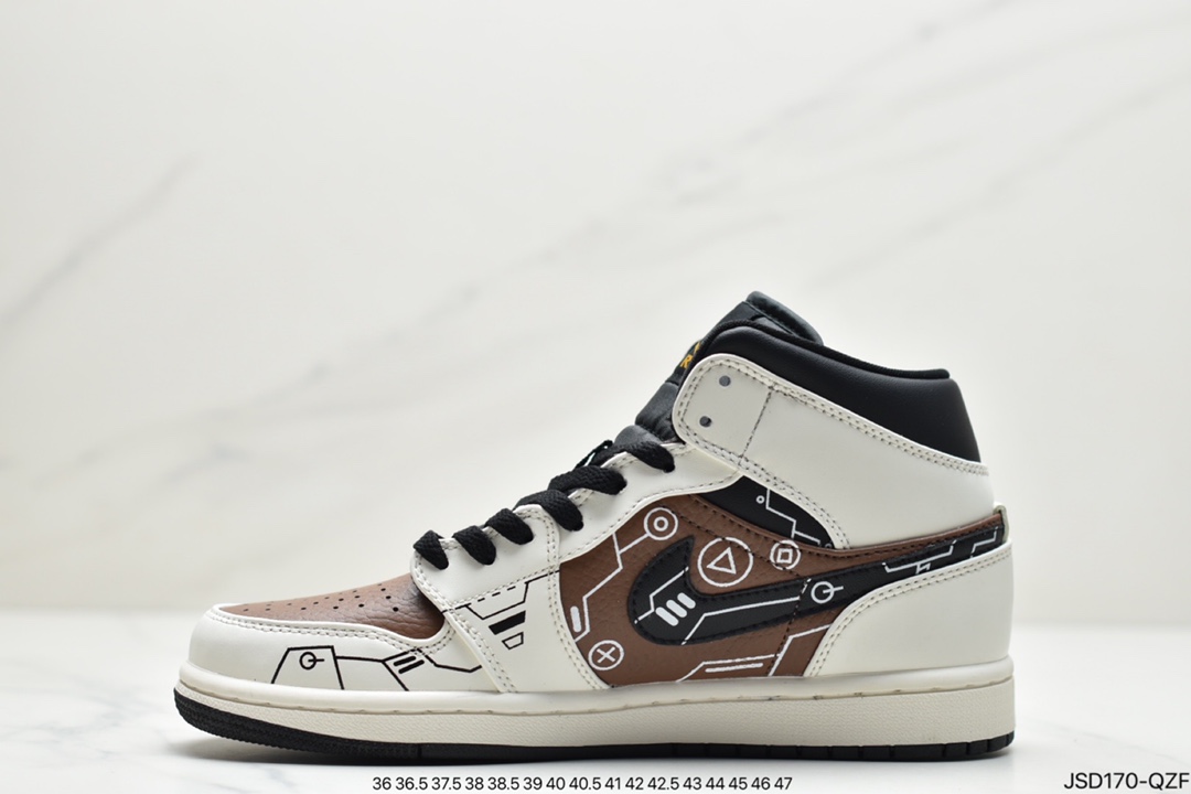 200 Air Jordan 1 Mid AJ1 中帮篮球鞋 DC7294-103