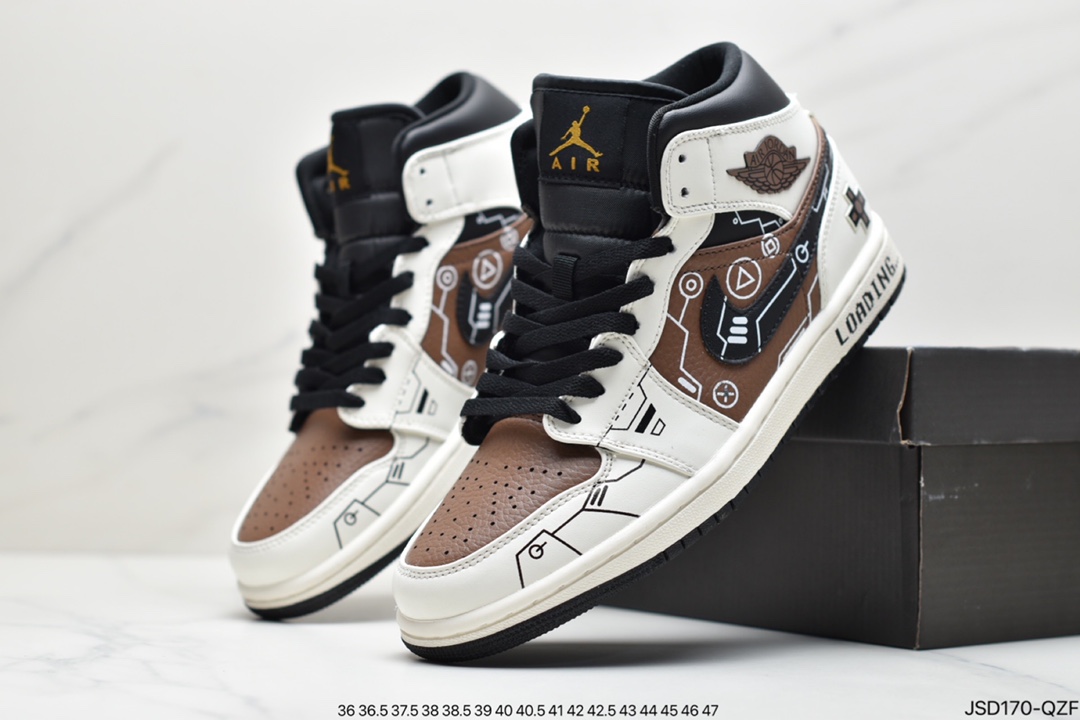 200 Air Jordan 1 Mid AJ1 中帮篮球鞋 DC7294-103
