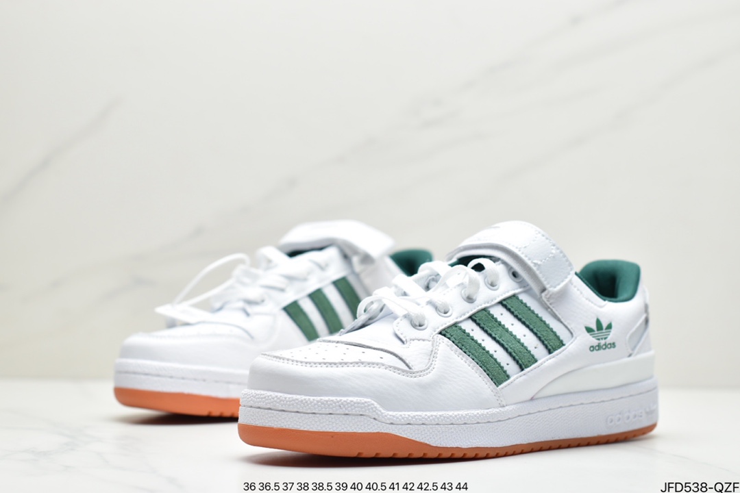 170 adidas originals Forum 84 LoW 魔术贴 低帮百搭潮流休闲运动板鞋 GX3659