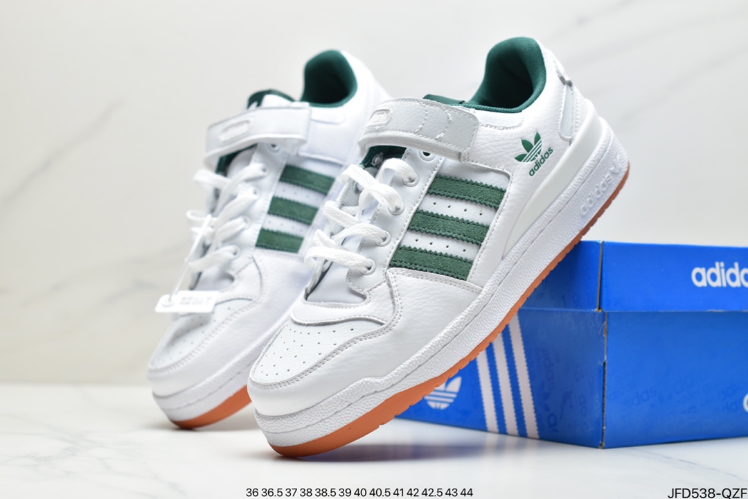 170 adidas originals Forum 84 LoW 魔术贴 低帮百搭潮流休闲运动板鞋 GX3659