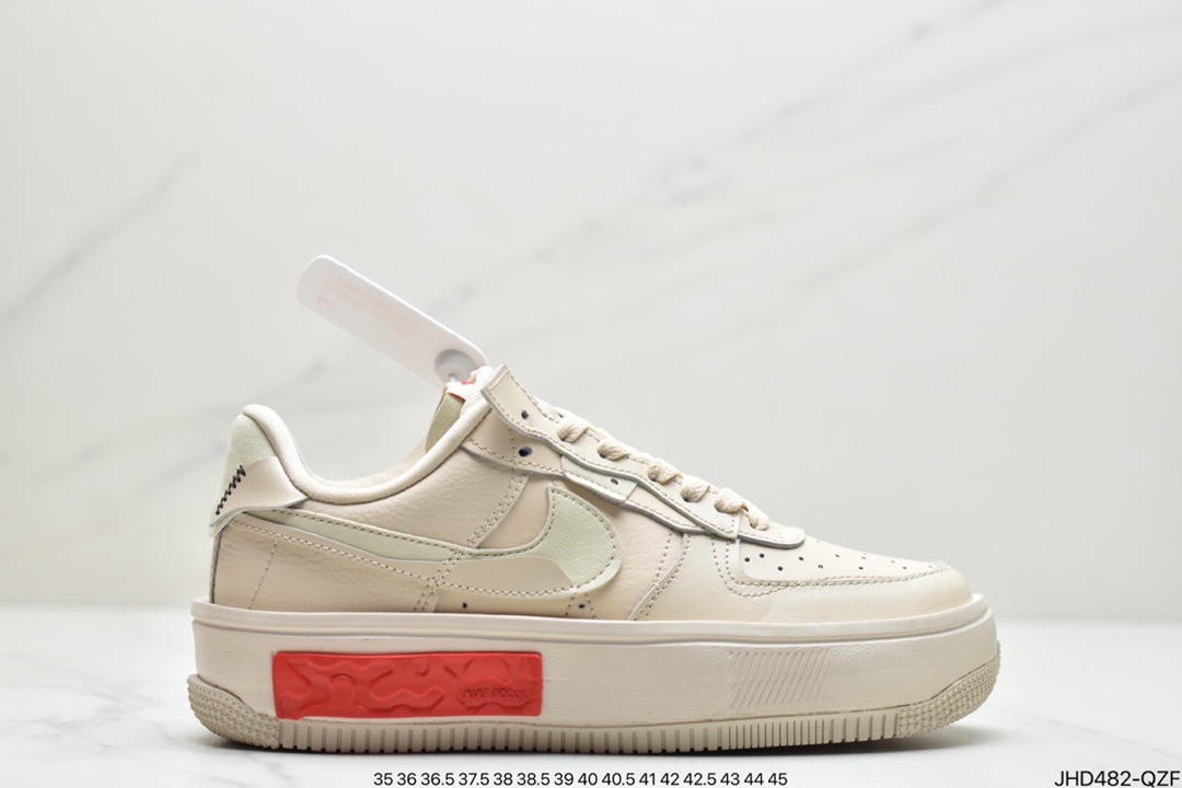 190 耐克Nk Air Force 1 Fontanka 全新时尚风 空军一号低帮休闲板鞋 DA7024-600