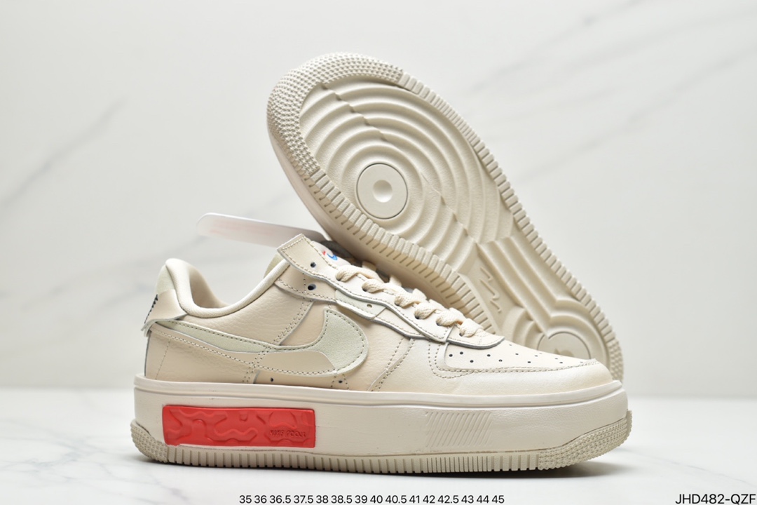 190 耐克Nk Air Force 1 Fontanka 全新时尚风 空军一号低帮休闲板鞋 DA7024-600
