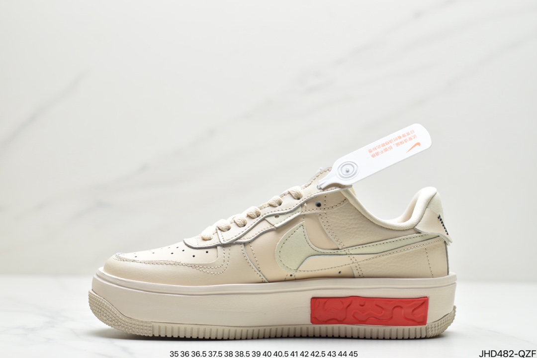 190 耐克Nk Air Force 1 Fontanka 全新时尚风 空军一号低帮休闲板鞋 DA7024-600
