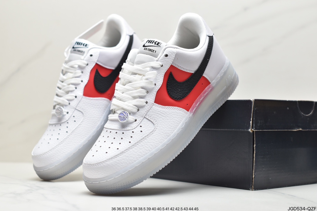 180 耐克Air Force 1  “Violet” 白红水晶鞋 CT2295-110