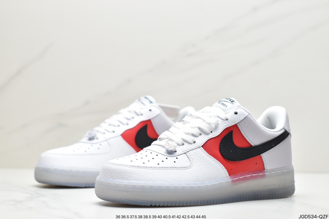 180 耐克Air Force 1  “Violet” 白红水晶鞋 CT2295-110
