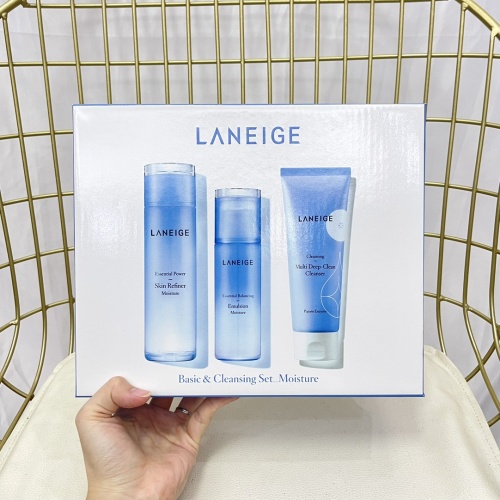 LANEIGE Basic & Cleansing Set Moisture - Skin Refiner, Emulsion, Cleanser 1 LANEIGE Basic & Cleansing Set Moisture - Skin Refiner, Emulsion, Cleanser